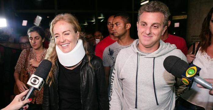 Angélica, Huck e os filhos sofrem acidente aereo