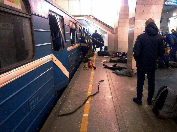 Explosão no metrô de São Petersburgo