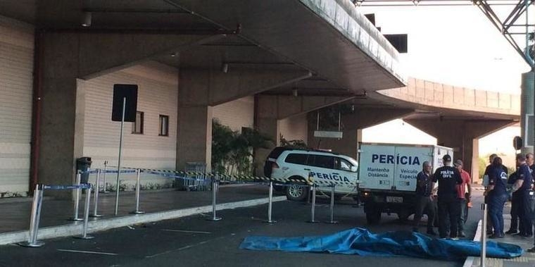 Argentino morre e mulher fica ferida após queda em Aeroporto