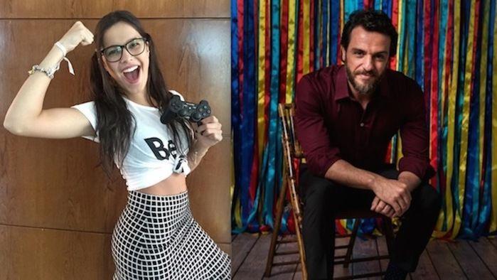 Emilly se empolga com mensagem de perfil falso de Rodrigo Lombardi