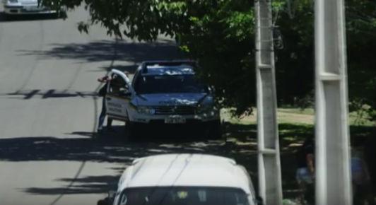 PM é flagrado usando veículos oficial como carro particular