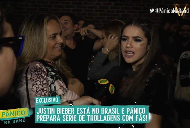 Maisa dá cortada no “Pânico” ao ser questionada sobre Justin Bieber
