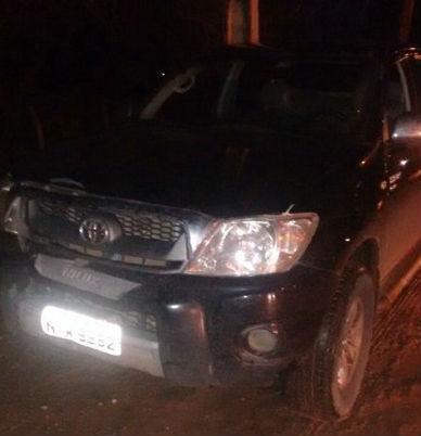 Hilux roubada (Crédito: Divulgação)