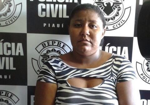 Gleiciane Regina Nascimento Silva, esposa de um conhecido traficante (Crédito: Divulgação)