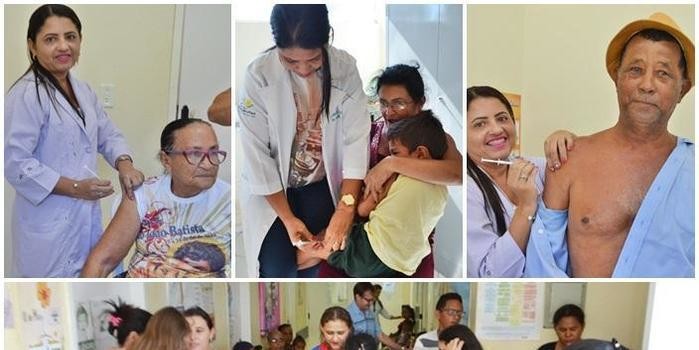 Saúde realiza dia “D” da campanha de vacinação contra gripe