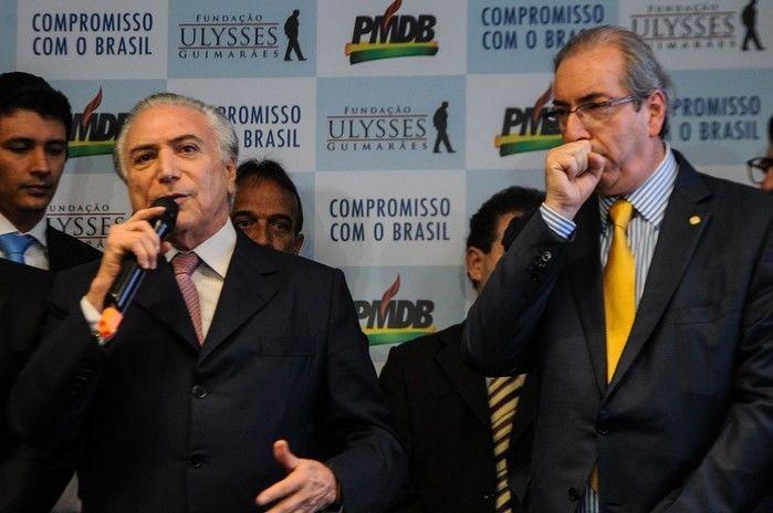 MIchel Temer e Eduardo Cunha