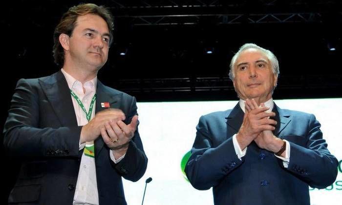 Joesley Batista e Michel Temer