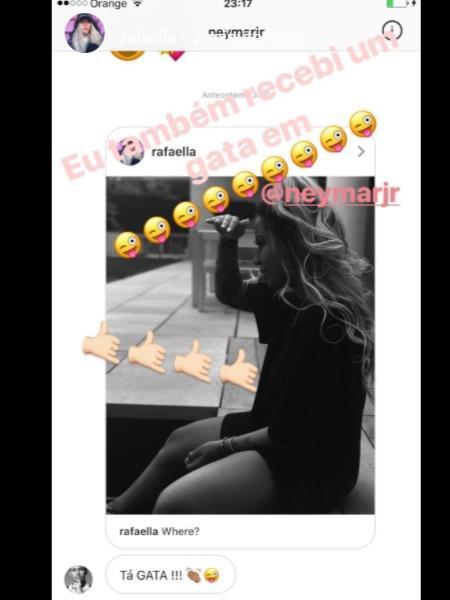 Irmã de Neymar retrucou post (Crédito: Reprodução)