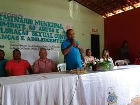 Seminário de Combate ao Abuso e Exploração Sexual em Lagoa Alegre