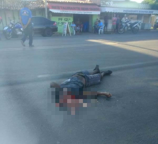 A polícia foi acionada e trabalha para achar o motorista