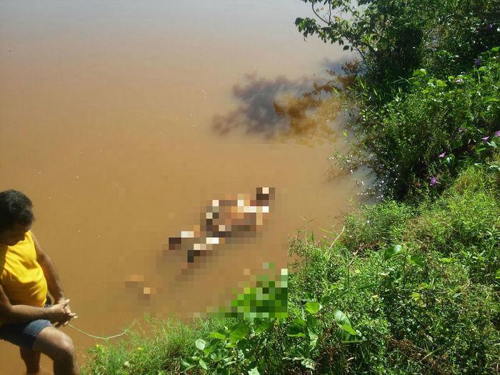 Corpo da vítima foi encontrado nesta manhã (Crédito: Jailton Silva)