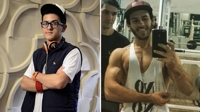 Ex-ator mirim, David Lucas surpreende ao surgir todo musculoso
