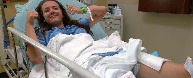 Jogadora vítima de tubarão choca:"Feliz por ter acontecido comigo"