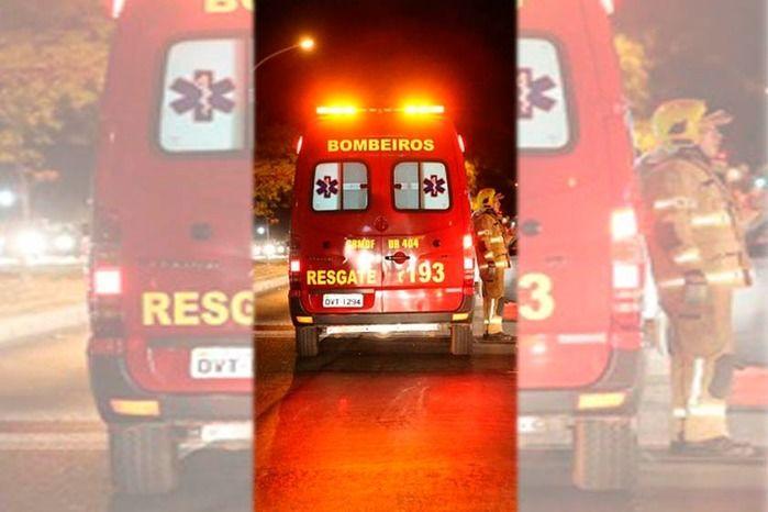 Mulher sofre queimaduras durante incêndio em restaurante no DF