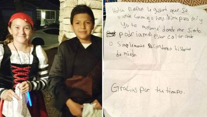 Menina de 10 anos usa Google Tradutor para acolher amigo mexicano