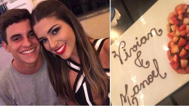 Vivian e Manoel têm jantar romântico e dormem juntos em hotel