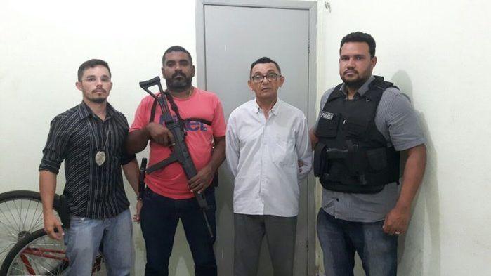 Acusado Antônio Carlos, preso no centro de José de Freitas