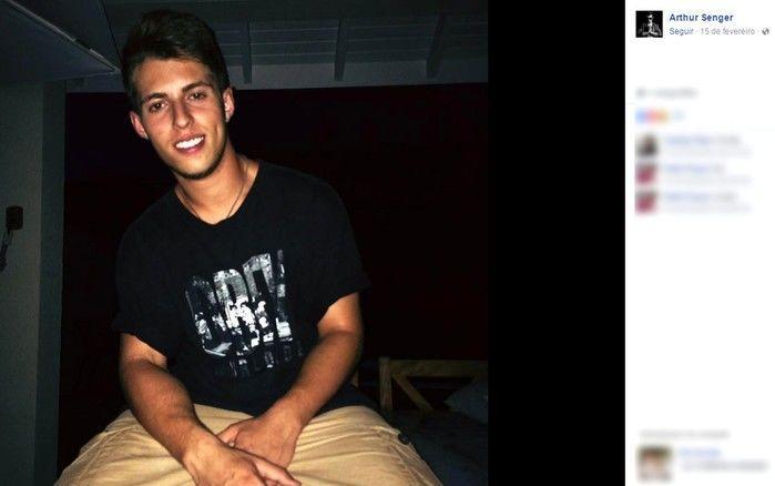 Arthur Senger, de 17 anos, morreu durante incêndio
