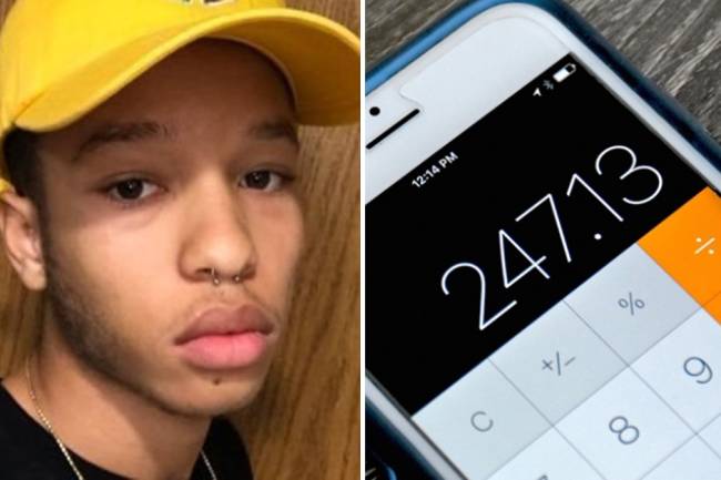 Jovem descobre “segredo” em calculadora de iPhone e faz sucesso