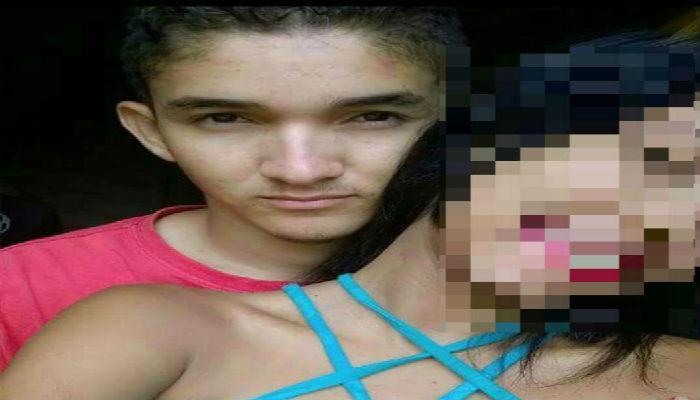 Flaviano da Silva Marinho ao lado da namorada (Crédito: Reprodução)