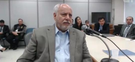 Renato Duque em depoimento (Crédito: Reprodução)
