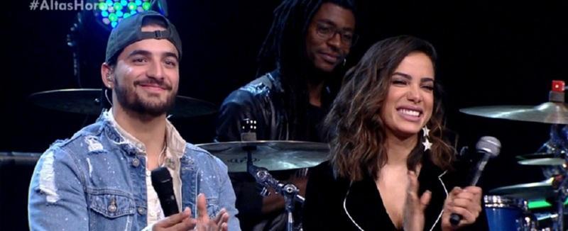 No Altas Horas, Maluma fala palavrão e comenta rolo com Anitta