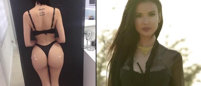 Jennifer Pamplona quer ter bumbum maior que Kim Kardashian (Crédito: Reprodução)