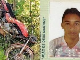 Jovem morre em acidente de moto na PI-110 em Piracuruca