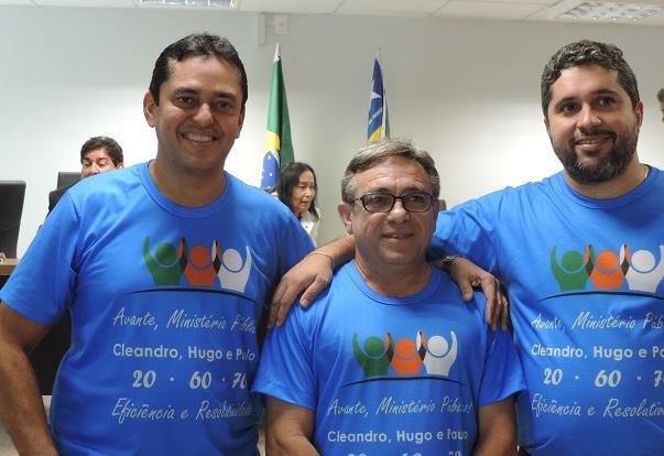 Os candidatos que compõem a lista tríplice (Crédito: Reprodução)