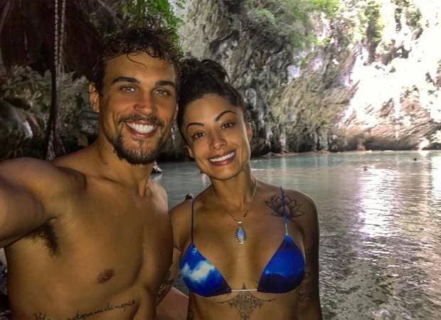 Aline Riscado e Felipe Roque