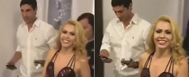Joelma leva novo affair a show em Manaus