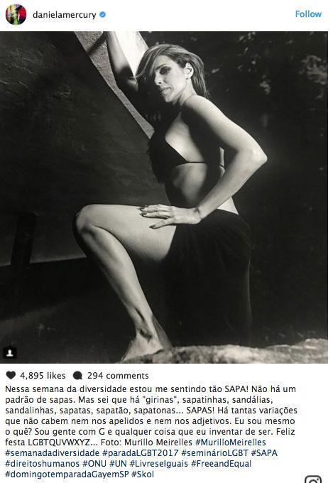 Daniela Mercury posa sensual e dispara:"Estou me sentindo tão sapa"
