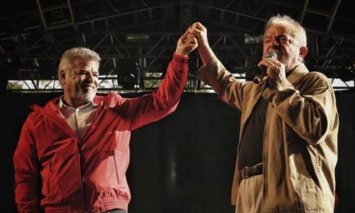 Lula em posse de Wagner Santana, novo presidente do Sindicato dos Metalúrgicos do ABC