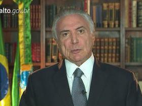 Em vídeo, Temer diz que "criminosos não sairão impunes"