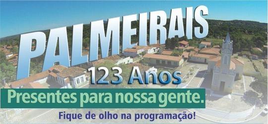 Palmeirais inicia programação de aniversário