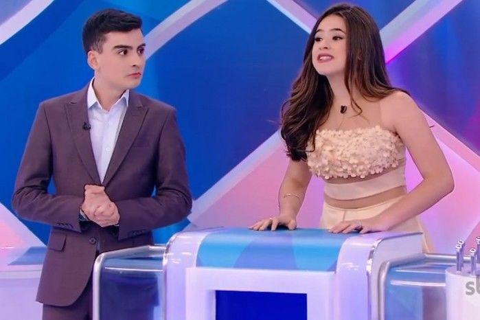 Dudu e Maísa no Programa Sílvio Santos