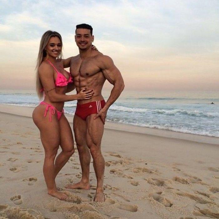 Juju Salimeni e Felipe Franco