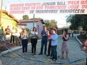 obras de calçamento são inauguradas em São Pedro do Piauí
