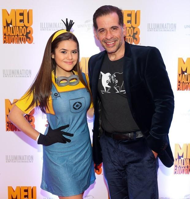 Maisa Silva se veste de Minion e chama atenção em pré-estreia