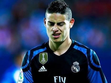 Sem espaço no Real Madrid, James Rodriguez pode ir para o Milan