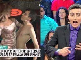 Dudu Camargo fica de cueca e pega em partes íntimas de modelos