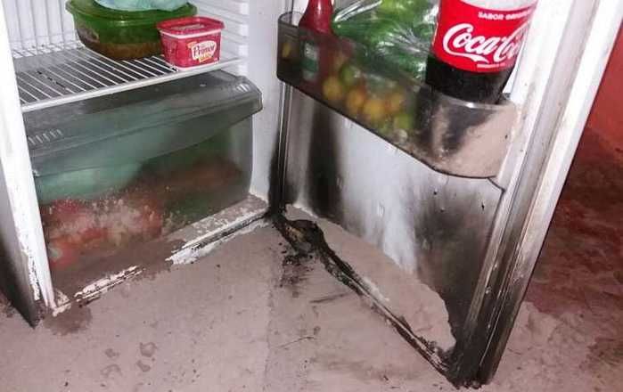 Residências e eletrodomésticos ficaram destruídos (Crédito: Reprodução)