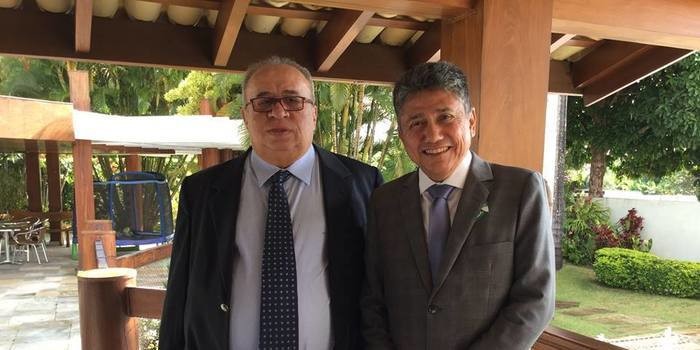 Prefeito de Bom Jesus Marcos Elvas almoça com o Presidente Temer