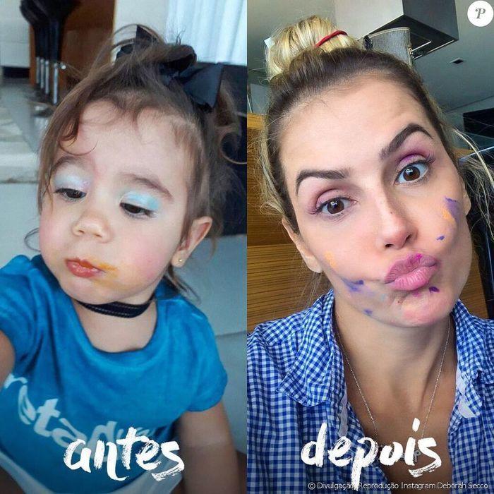 Emilly comenta foto de Debora Secco e é ignorada pela atriz