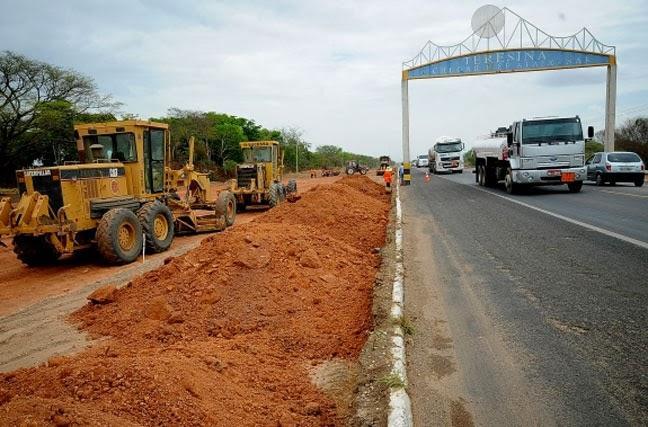 Duplicação da BR-343 deve ser concluída em 2018 (Crédito: Reprodução)