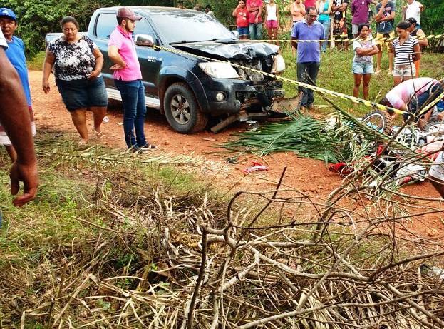 Vítima morreu no local (Crédito: Reprodução)