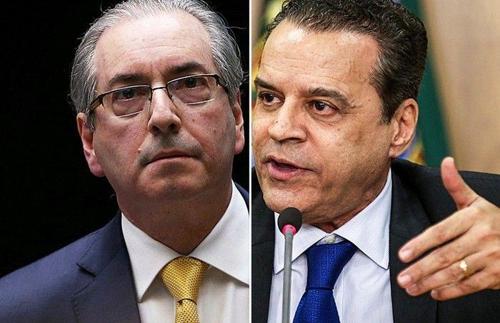 Eduardo Cunha e Henrique Eduardo Alves, alvos de operação que investiga desvios na Arena das Dunas