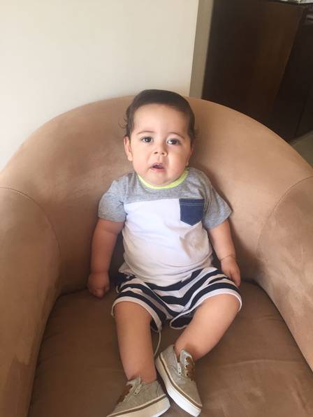 Breno tinha um ano e seis