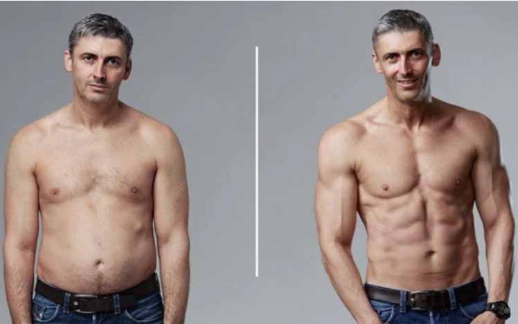 Homem de 45 anos entra em forma em apenas 3 meses