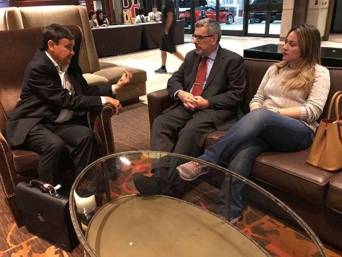 Governador Wellington Dias em agenda oficial no Canadá (Crédito: Reprodução )
